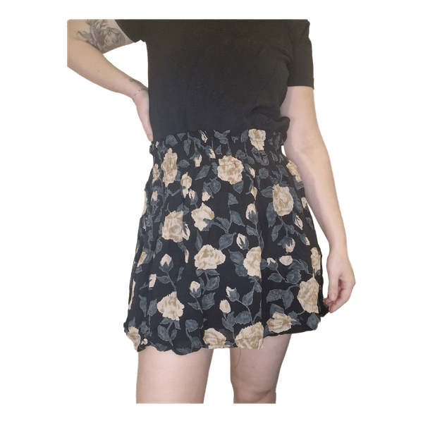 Floral Ganni mini skirt