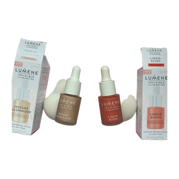 Lumene highlighter & blush