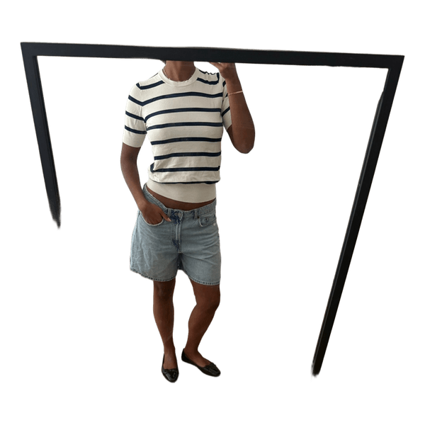 Stribet top fra Zara