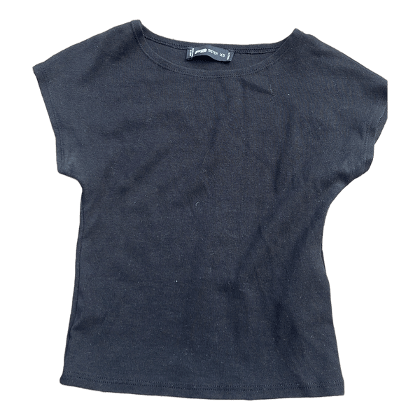 Black cotton t-shirt