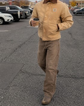 Brown Dickies work pants