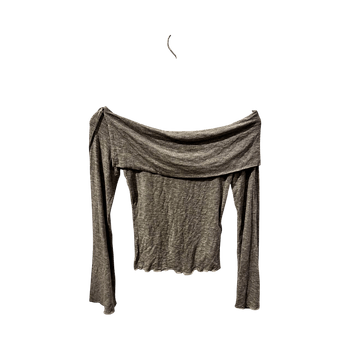 Harmaa off-shoulder paita