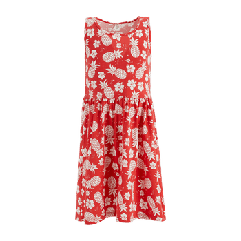 Red t-shirt dress