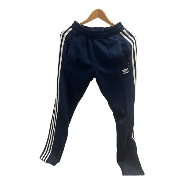 Blue Adidas track pants