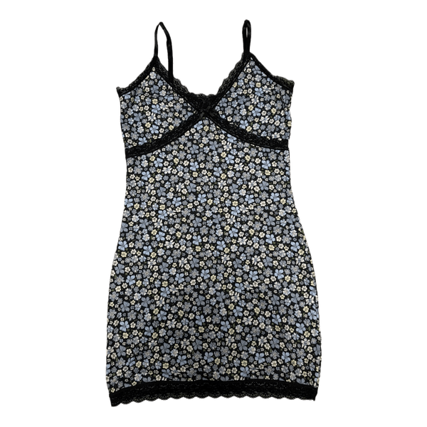Floral print mini dress