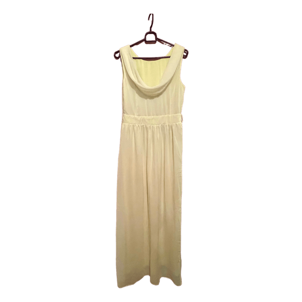 Yellow maxi dress
