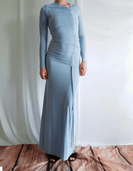 Light blue maxi dress