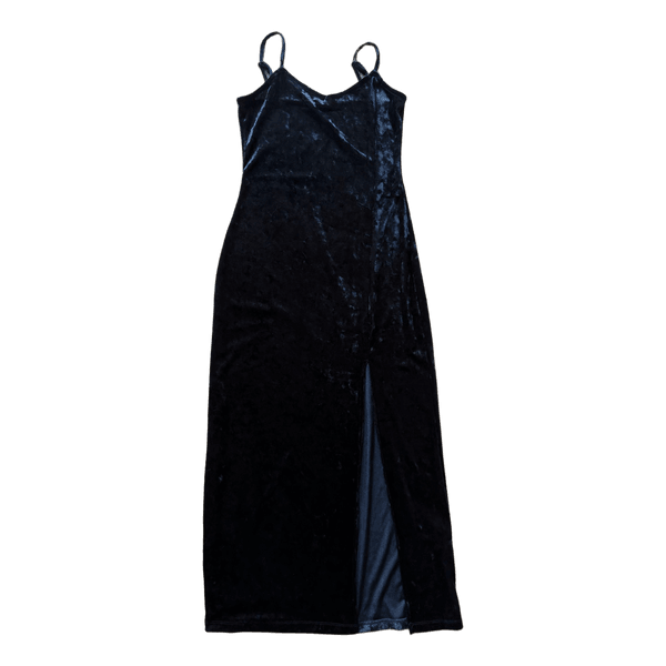Sinsay black velvet dress