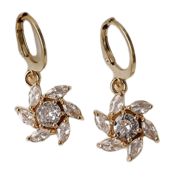 Zircon earrings jewelry