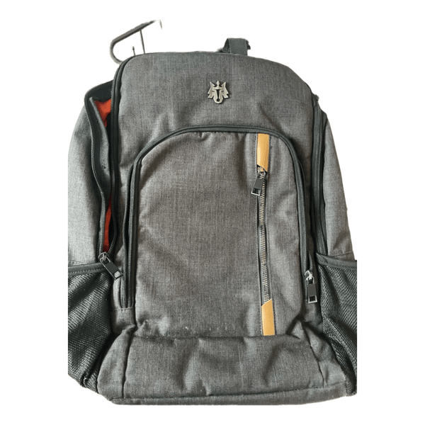 Grey laptop backpack