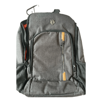 Grey laptop backpack
