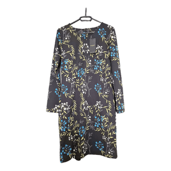 More & More black floral dress