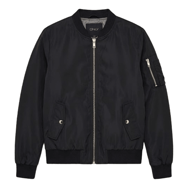 Black bomber jacket