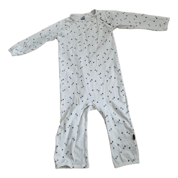 White star print onesie