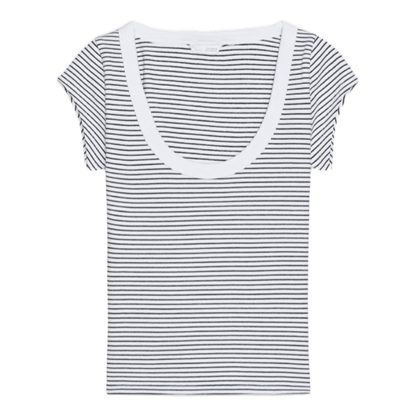 Stribet t-shirt zara