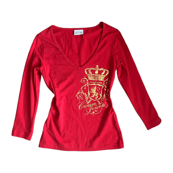 Red vintage top