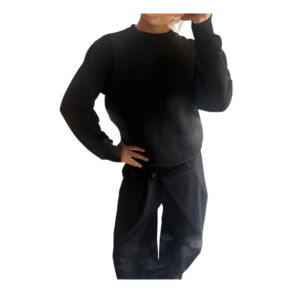 Sort sweatshirt