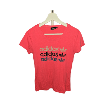Pinkki adidas t-paita