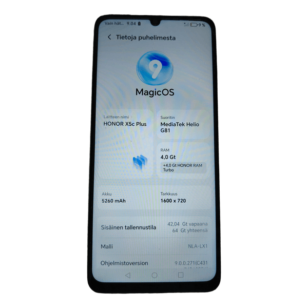 Honor X5c Plus älypuhelin