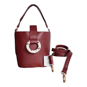 Burgundy  bag