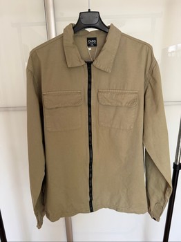 Beige zip-up jacket