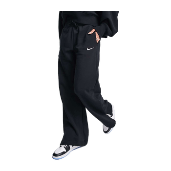 Black wide leg joggers