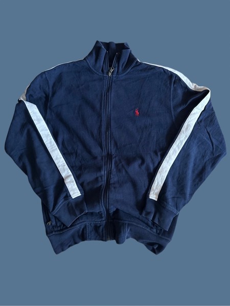 Navy Vintage Ralph Lauren Track zip-up