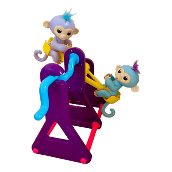 Fingerlings monkey seesaw playset(makes sounds)