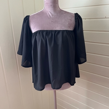 Sheer off the shoulder top