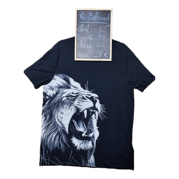Guess black lion t-shirt