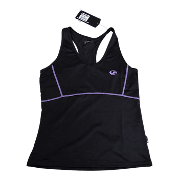 Black sports tank top