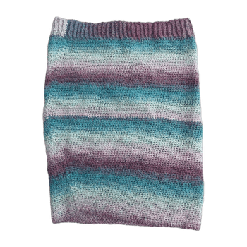 Multicolor crocheted skirt