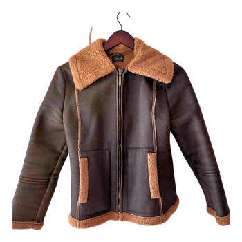 Brown faux jacket