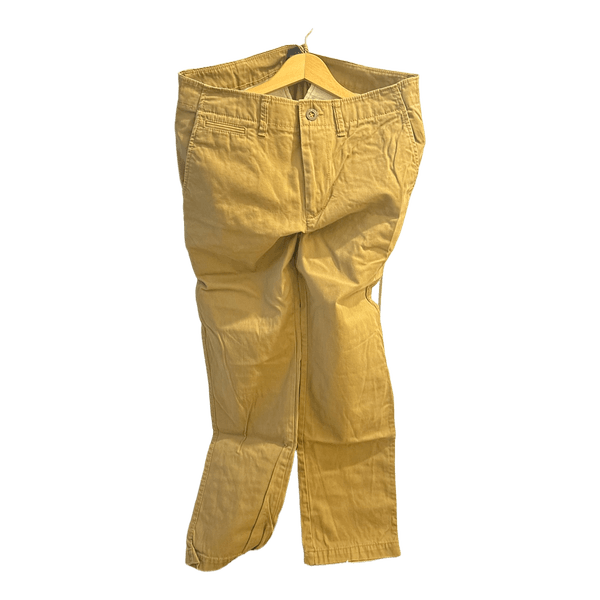 Beige cotton trousers