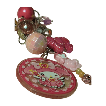 Handmade jewelry My Melody keychain