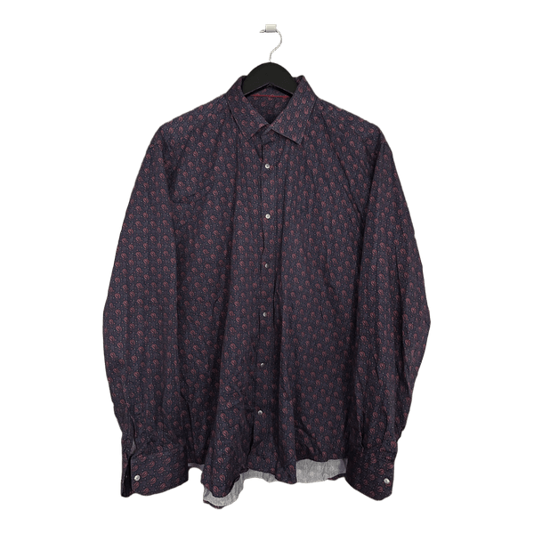 Paisley long-sleeved shirt