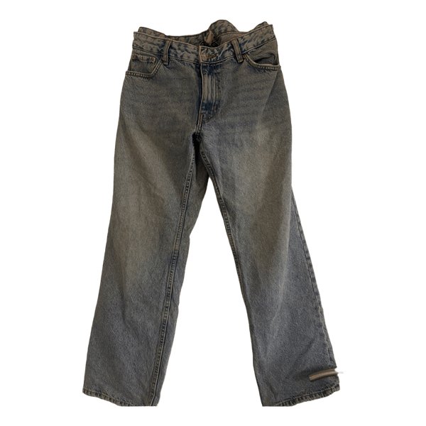 Lyseblå straight leg jeans