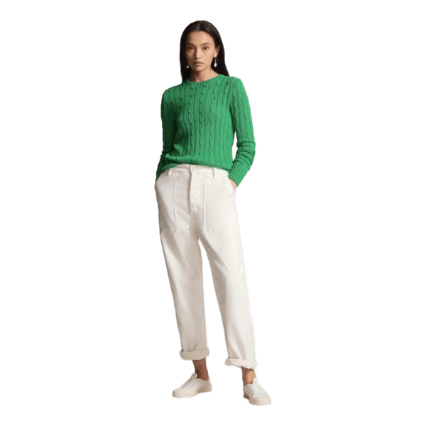 Green RL knit sweater