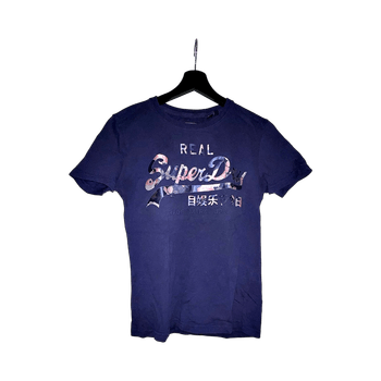 Tummansininen t-paita 