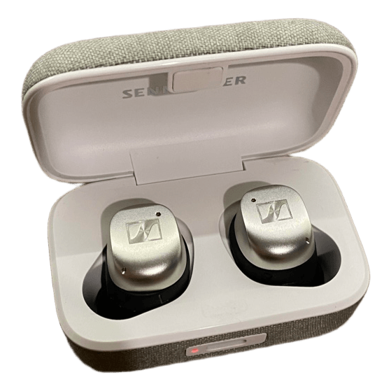 Sennheiser Momentum 4 Wireless earbuds belaidžiai ausinukai kõrvaklapid nappikuulokkeet