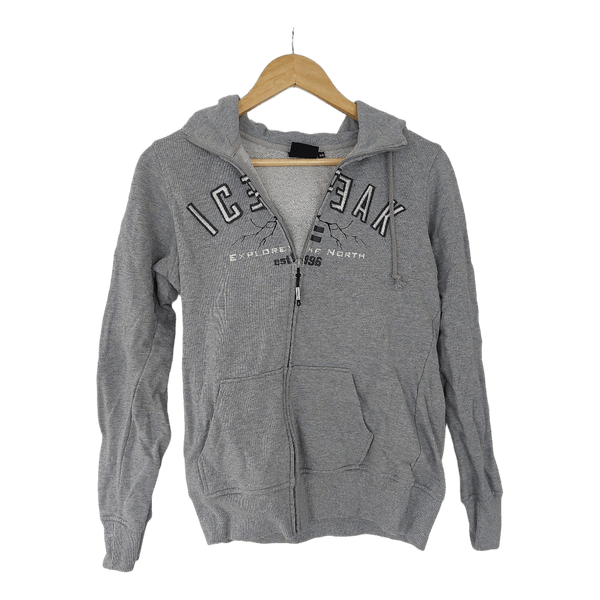 Grey Icepeak zip hoodie