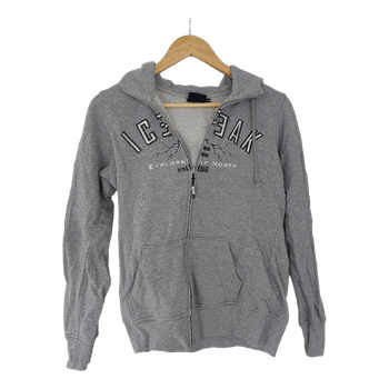 Grey Icepeak zip hoodie