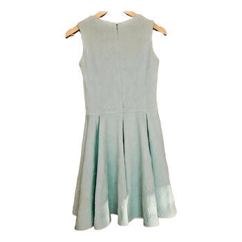 Mint patterned skater dress