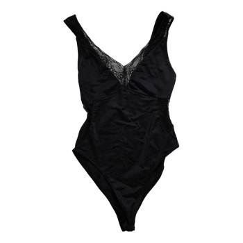Black lace bodysuit