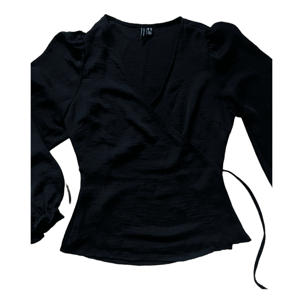 Black long sleeve blouse