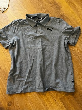 Grey Puma polo shirt