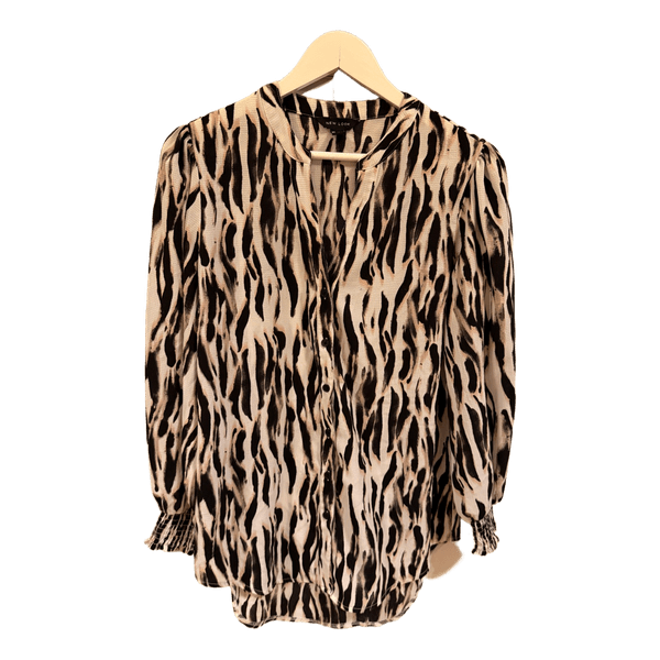 New Look animal print blouse