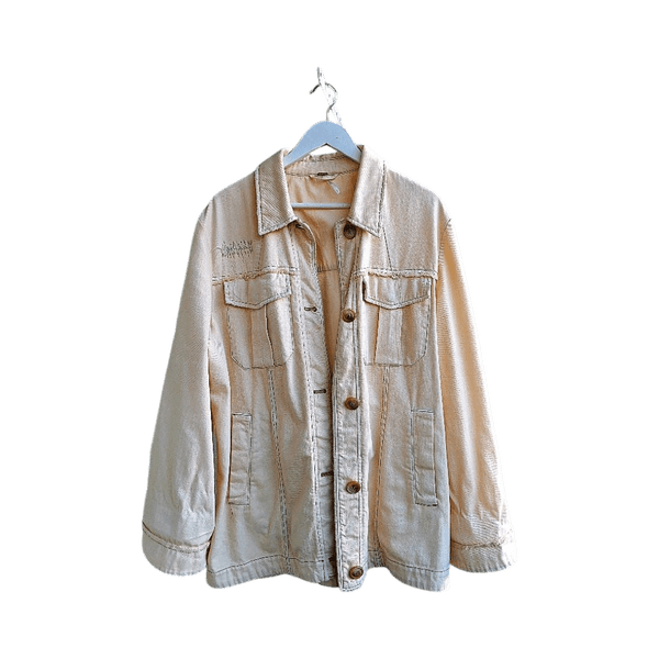 Oversized Free People denim jacket