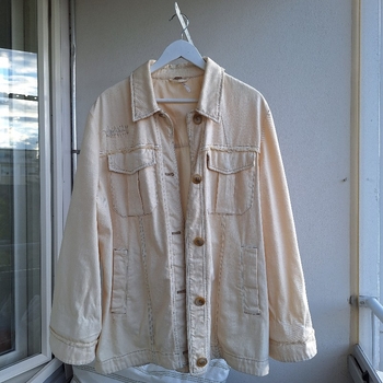 Oversized Free People denim jacket