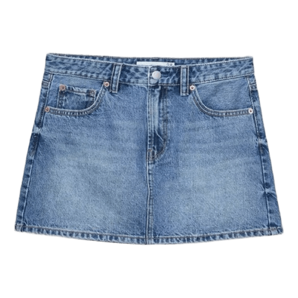 Stradivarius denim mininederdel